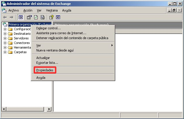 Administrador del sistema de Exchange