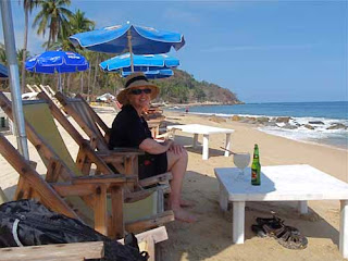 Pat Dunlap Playa Los Animas Puerto Vallarta Mexico Palapa Day