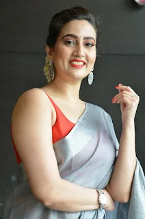 Manjusha at Acharya Movie Pre release Press Meet