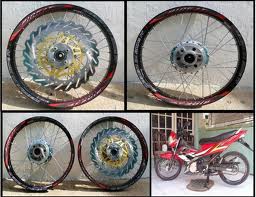 modification motor s Velg Jari jari Merk RIDE IT Terbaru