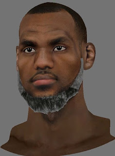 NBA 2K13 LeBron James Converted 2K12 Cyberface