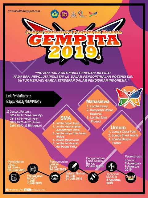 GEMPITA (Gebyar Mahasiswa Pendidikan Eksakta 2019)