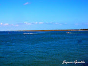 A view of a nearby privately owned island. (mustang island )