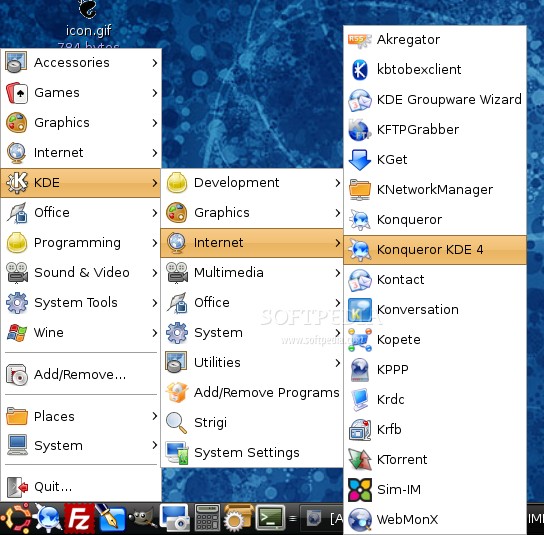 Explain How To Sort The Programs Of Both GNOME And KDE On Alone