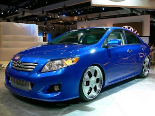Modified Toyota Corolla 3 Blue Metalic Bodykit Sport Edition