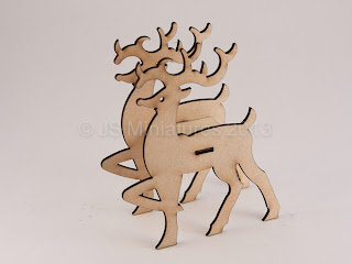 1/24th Reindeer  laser cut kit