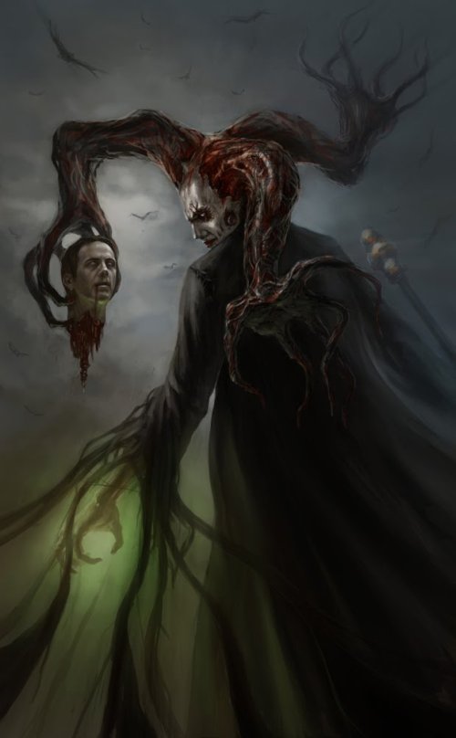 Vlad Marica VladMRK deviantart ilustrações fantasia terror violência sombrio demônios