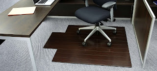 Bamboo Office Chair Mat