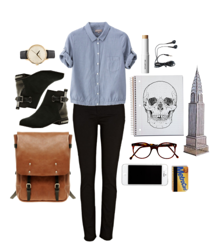 ... of a simple, back-to-school, hipster outfit that I would even wear