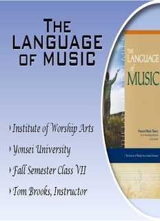 The Language of Music - Tom Brooks Music