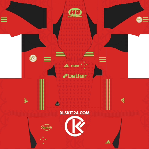 Cruzeiro EC Kits 2023-2024 Adidas - Dream League Soccer Kits 2024 (Goalkeeper Third)