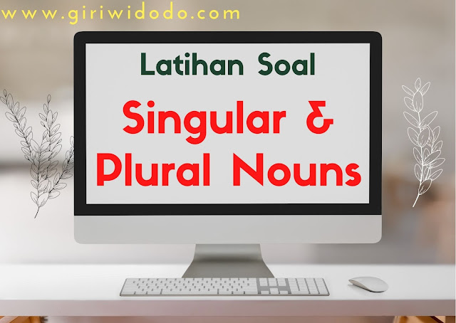 soal essay singular and plural noun