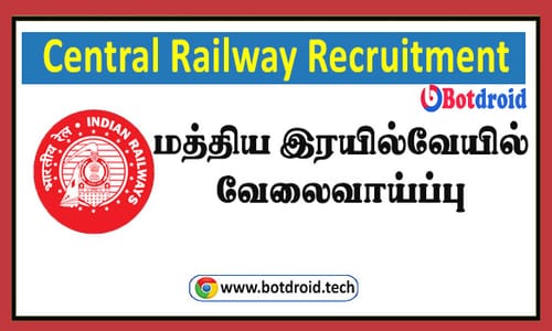 Central Railway Recruitment 2022, Apply Online for Station Master Posts | RRC Job Vacancies