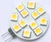 LED arrays come in “white” or “warm white”