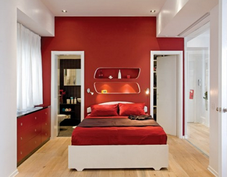 Desain Kamar Tidur Bernuansa Merah Desain Rumah 