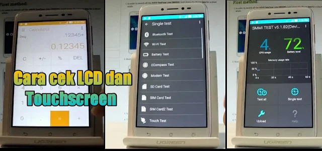 Cara cek lcd hp asus