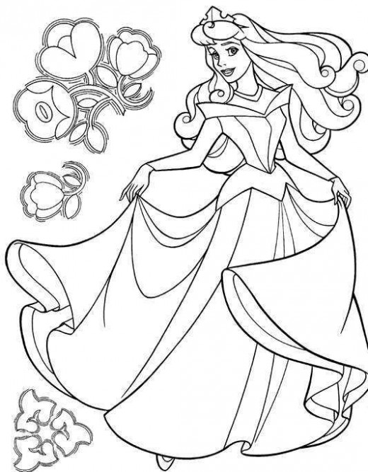 Download Aurora Princess Disney Characters Coloring Pages