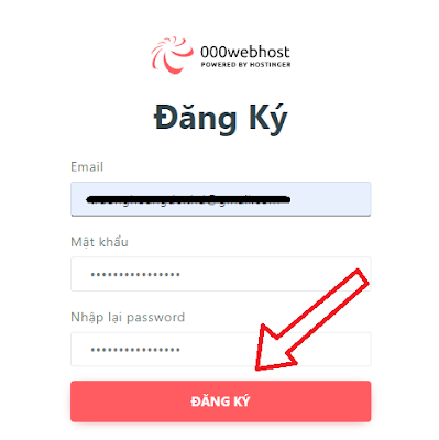 Đăng ký 000webhost