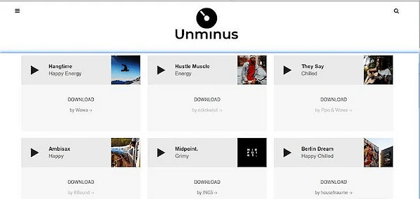 Unminus 免費音樂素材庫