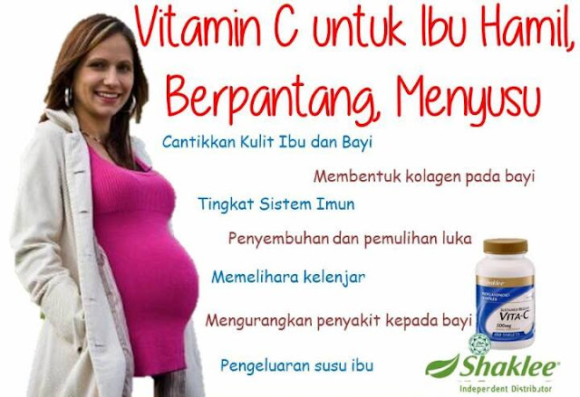   Kebaikan Vitamin C Untuk Ibu Hamil, Berpantang dan Menyusu