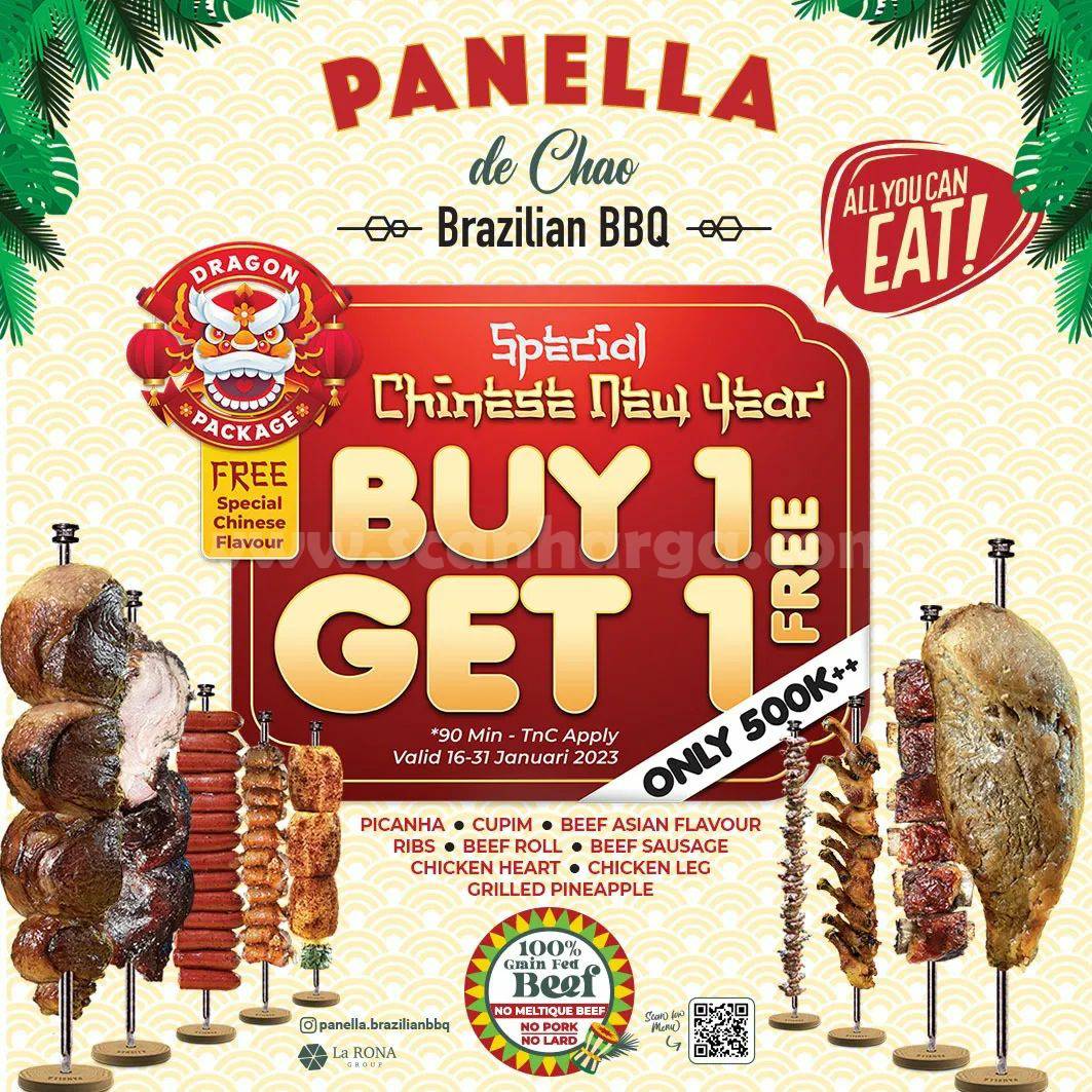 Promo PANELLA Brazillian BBQ Spesial IMLEK – BELI 1 GRATIS 1