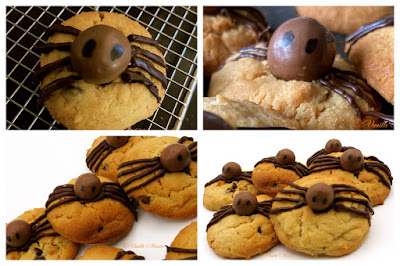 COOKIES ARAIGNÉES AU BEURRE DE CACAHUÈTE