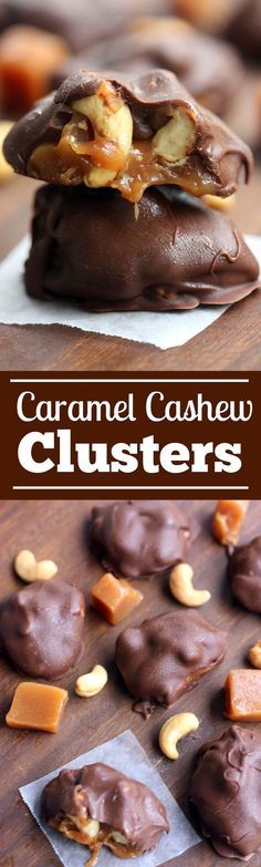 Caramel Cashew Clusters are the perfect easy treat! A no-bake candy with only 3-ingredients. Recipe from Tastes Better From Scratch #PlantersHoliday #CleverGirls #ad