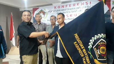 Kenferensi PWI Kab Tangerang, Kembali Pilih Sangki Wahyudin