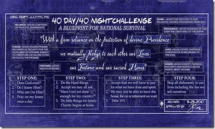 Beck's 40-DAy 40-Night Challenge