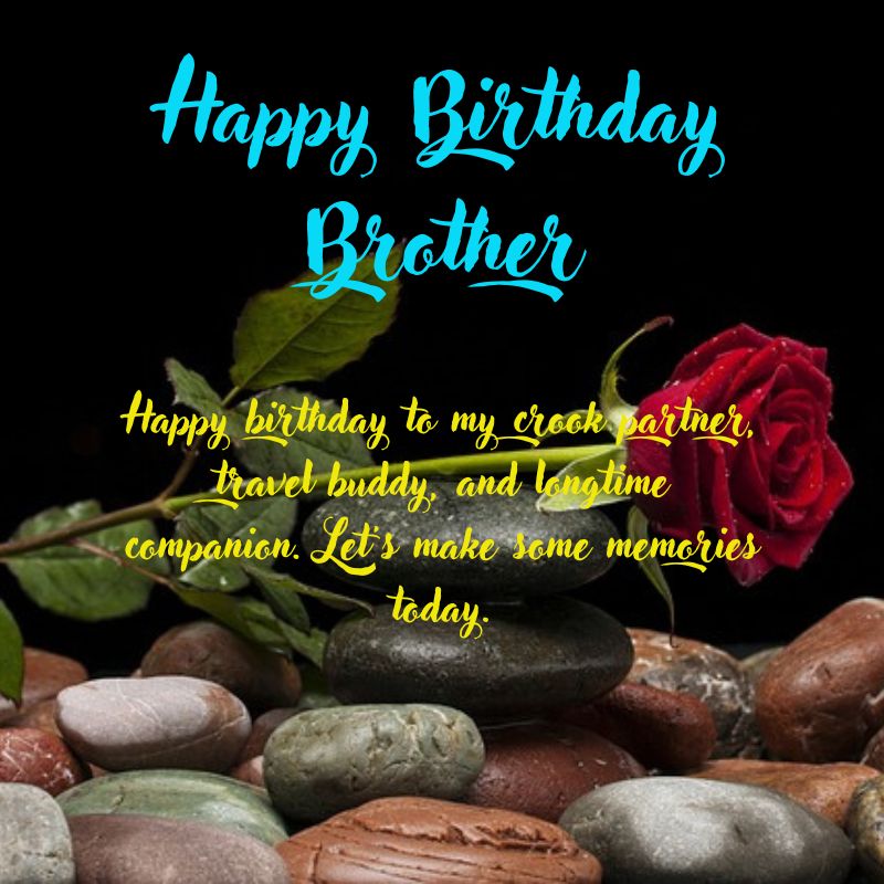 Happy Birthday Brother Images with Quotes