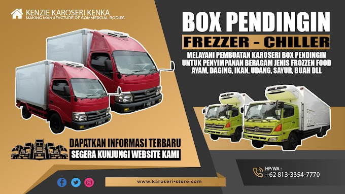 Pembuat Mobil dan Truck Karoseri Box Pendingin