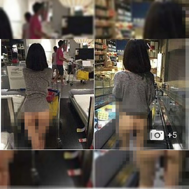 Viral Gambar  Perempuan  China Separuh bogel  semasa 