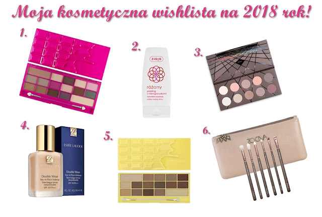 Moja kosmetyczna wishlista na 2018 rok!