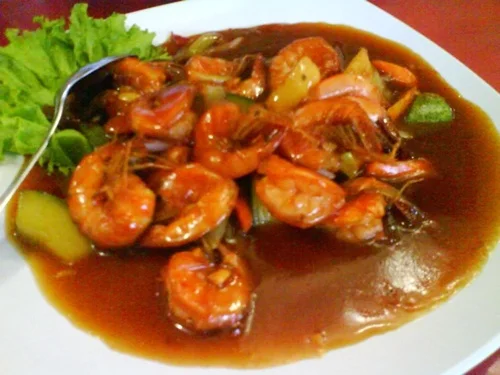 Cara memasak resep udang asam manis lezat mantap + Video | Tutorial89