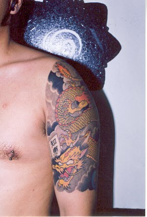 Dragon Half Sleeve Tattoos
