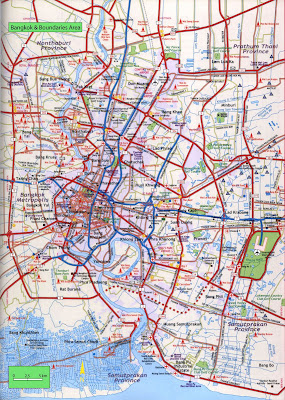 Map of Bangkok