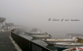 Sharjah corniche fogged up