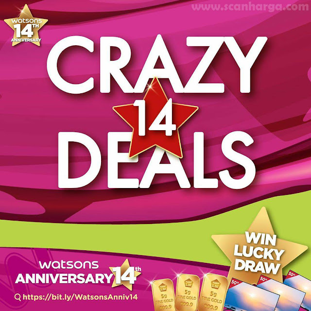 Promo Watsons Crazy Deal Discount Up To 70% Off