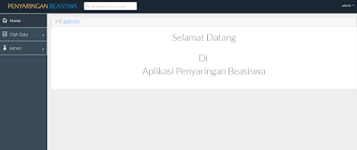 Aplikasi Penyaringan Beasiswa Berbasis Web Codeigniter