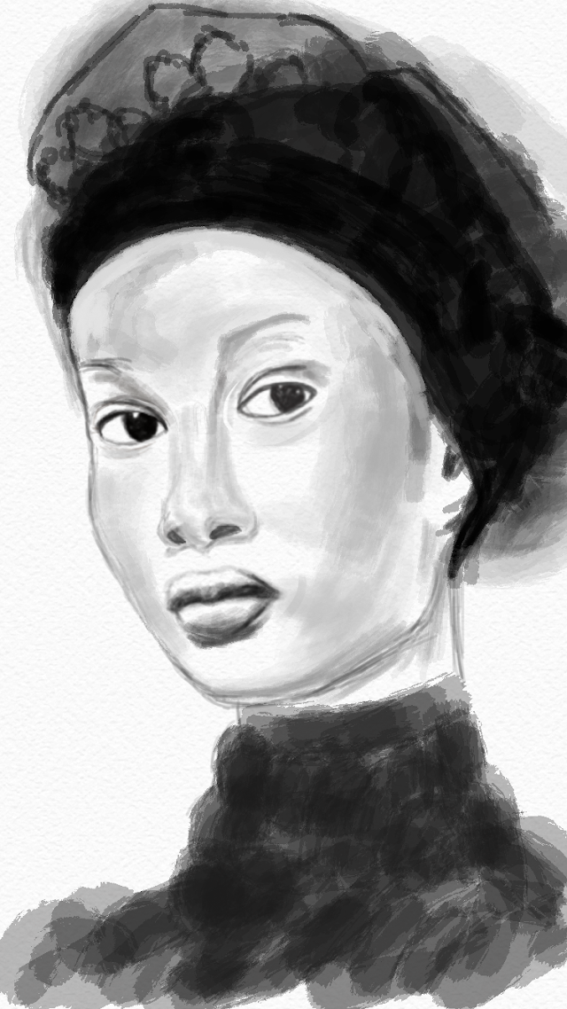 Ugbad Abdi -  A Quick finger painting on iPhone 6s 