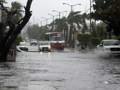 Hurrikansaison 2009 Pazifik aktuell: Tropische Depression E-1 verursacht Schäden in Mazatlán, Sinaloa, Mexiko, Katastrophen, Atlantik, Sturm, Urlaub, Natur, Klima Mexiko, Webcams Mexiko, Wetter Mexiko, Hurrikansaison 2009, 