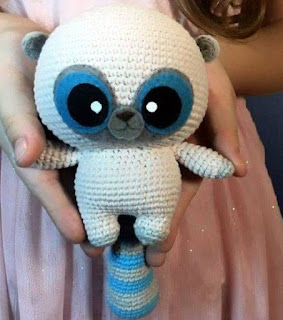 PATRON GRATIS MAPACHE AMIGURUMI 38278