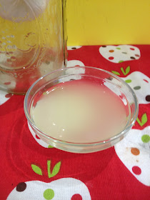 small glass bowl of whey