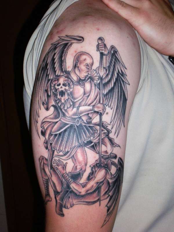 By doing a little search on angel tattoos you could find many devil By doing a little search on angel tattoos you could find many devil