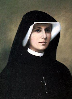 quadro da Irmã Faustina de hábito