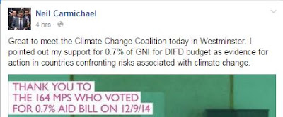 Neil Carmichael MP, environment, climate change, conservatives