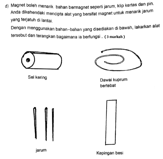 Contoh Soalan Sains KBAT PT3 - Soalan Percubaan Sains 