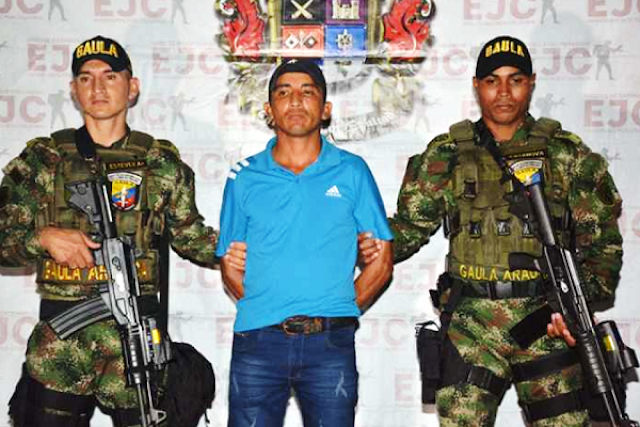 FRONTERA: Capturado otro cabecilla del Eln en Fortul, se trata de alias “Pichón o Pachón” en Colombia.