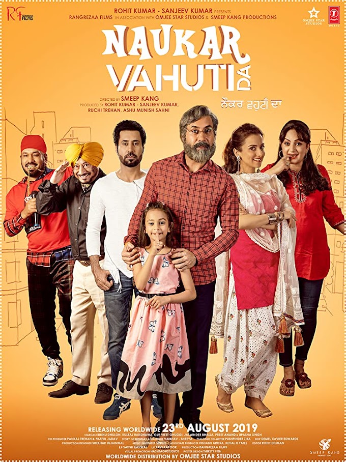 Naukar Vahuti Da 2019 Hindi Movie 720p HDRip x264 [950MB]