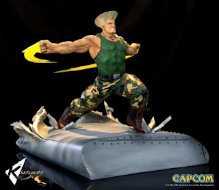 Figuras: Figura diorama de Guile Vs Charlie Nash War Heroes del Street Fighter II" - kinnetiquettes